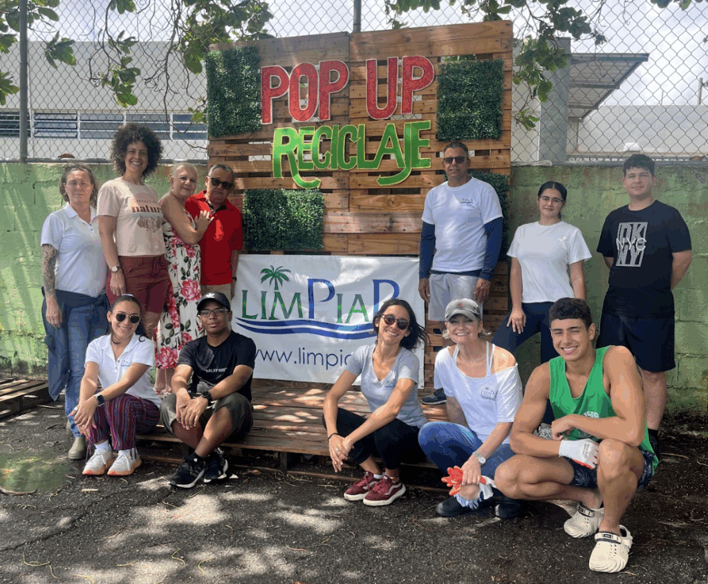 Pop up de reciclaje in Loiza